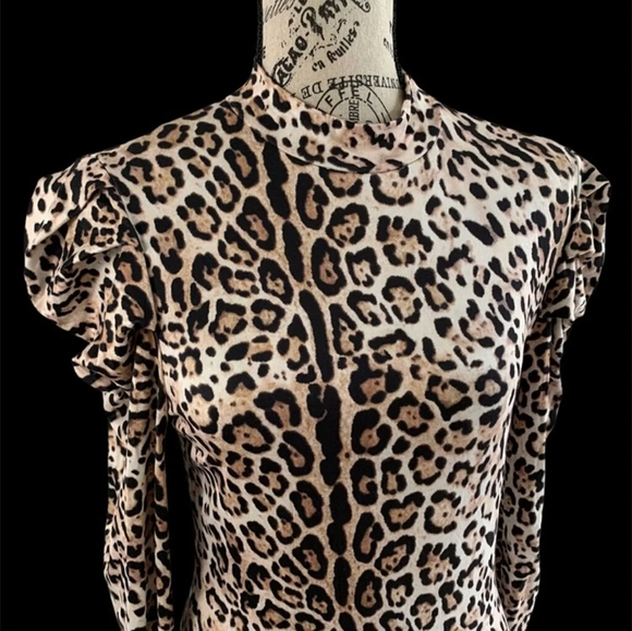 Nylon apparel M women's cheetah bodysuit - Picture 2 of 9